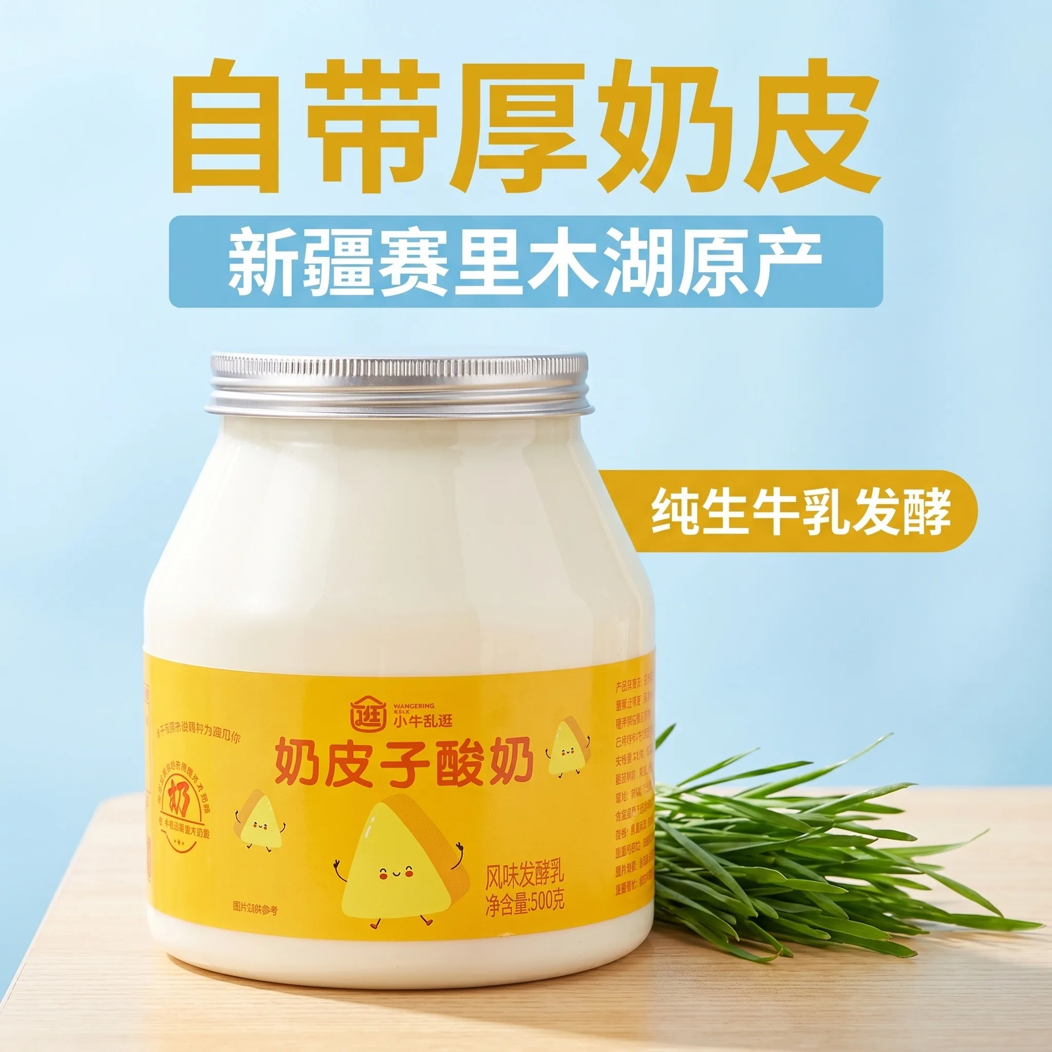 大桶奶皮子酸奶（小牛乱逛）